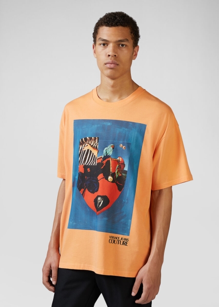 Versace Collage Capsule Collection T-shirt Herr - 045218KQU